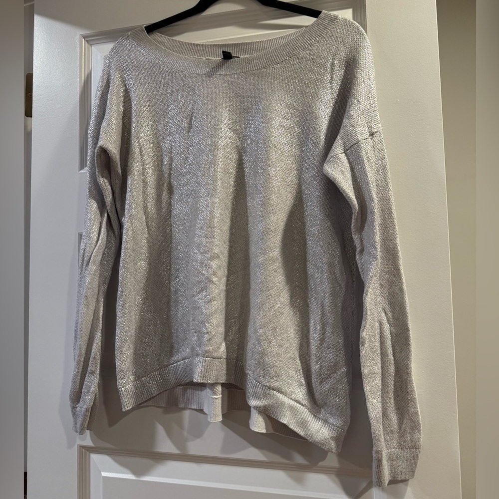 Banana Republic Metallic Knit Sweater - Size Large